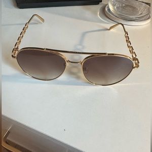 Louis Vuitton gold sunglasses